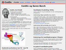 Tablet Screenshot of condiv.dk